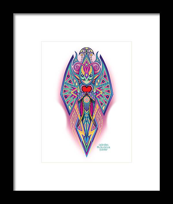 Spirits Framed Print featuring the digital art Espiritu 3 by Cristina McAllister