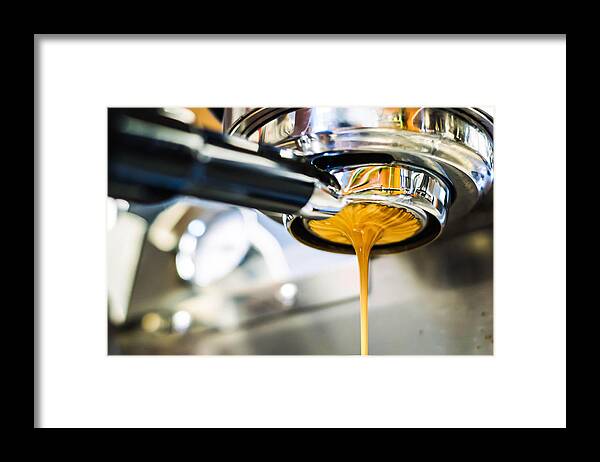 Espresso Framed Print featuring the photograph Espresso Shot by Britten Adams