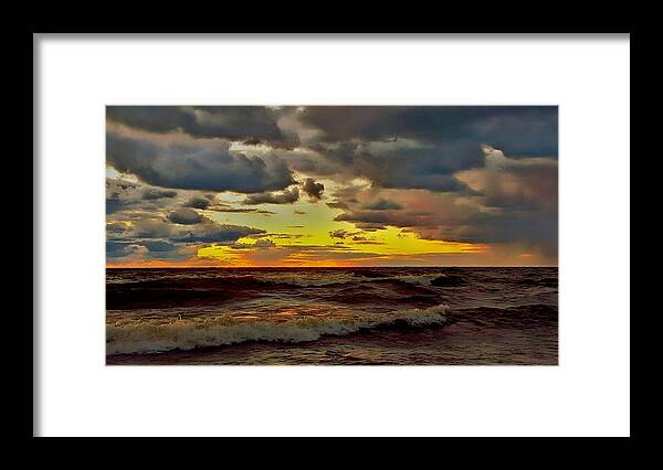 Sunset Framed Print featuring the photograph Essence by Dani McEvoy