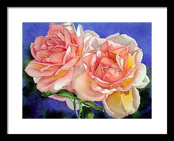 Floral Framed Print featuring the print Essence by Mary Backer