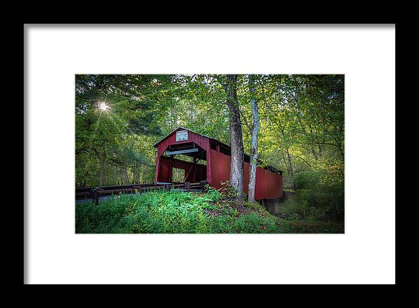 Bridge Framed Print featuring the photograph Esther Furnace Bridge by Marvin Spates