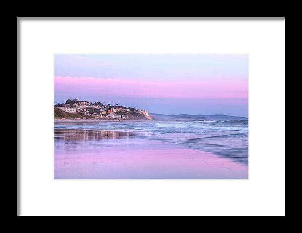 Sunset Framed Print featuring the photograph Evening Blues 0104 by Kristina Rinell