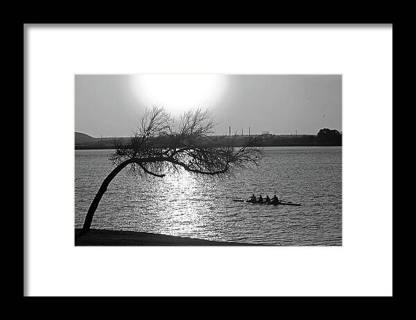 Sunset Framed Print featuring the photograph Evening Descent by Joy Tudor