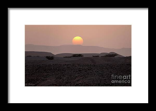 Sunset Framed Print featuring the photograph Evening falls on the prairie by Arik Baltinester