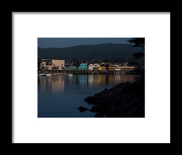 Monterey Framed Print featuring the photograph Evening in Monterey by Derek Dean