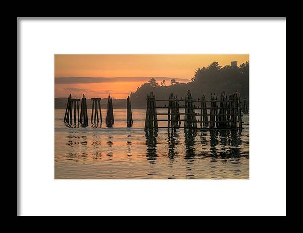 Evening Framed Print featuring the photograph Evening Reflections by Kristina Rinell