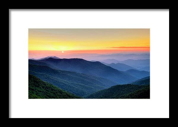 Sunset Framed Print featuring the photograph Evening Serenity by Blaine Owens