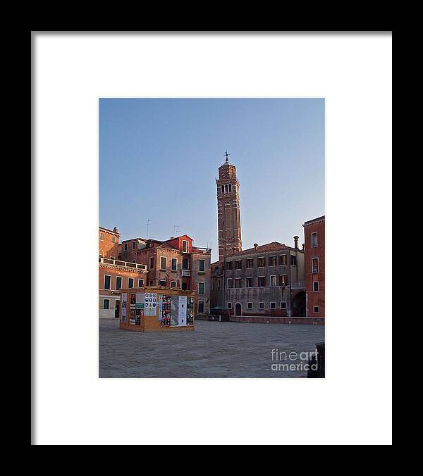 Venice Framed Print featuring the photograph Evening Sun. Venice. by Elena Perelman