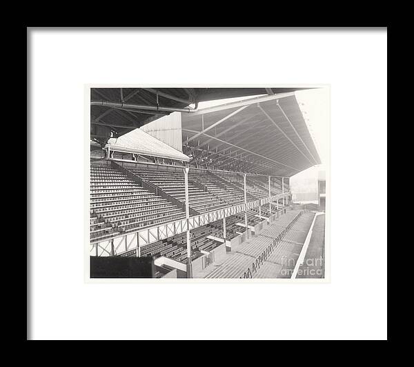 Everton Framed Print featuring the photograph Everton - Goodison Park - East Stand Bullens Road 1 - Leitch - August 1969 by Legendary Football Grounds