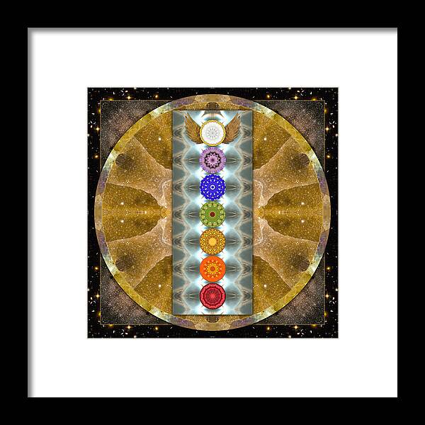 Chakras Framed Print featuring the photograph Evolving Light by Bell And Todd