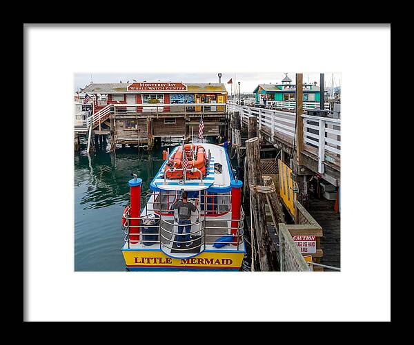 Monterey Framed Print featuring the photograph Excursion Boat by Derek Dean