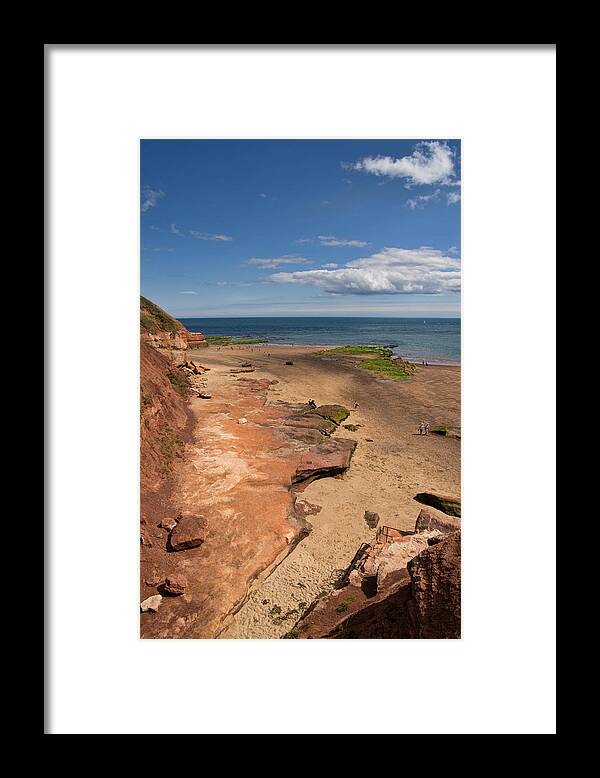 Exmouth Framed Print featuring the photograph Exmouth near Orcombe Point by Pete Hemington