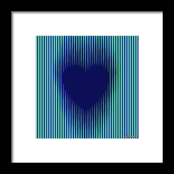 Heart Framed Print featuring the mixed media Expanding Heart 2 by Gianni Sarcone