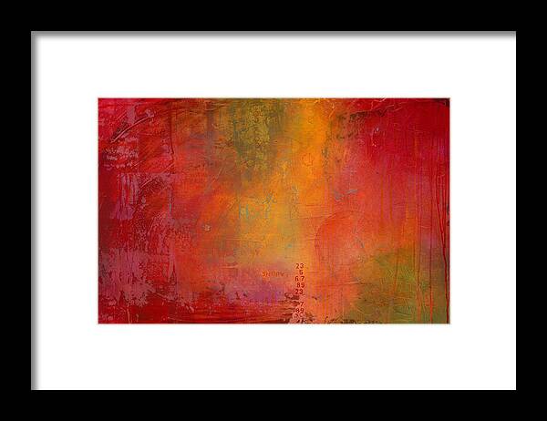 Acrylic Framed Print featuring the painting Expanse by Brenda O'Quin