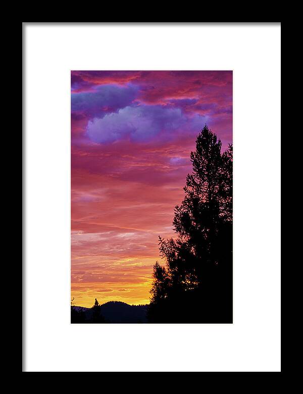 Sunrise Framed Print featuring the photograph Exploding Color by Loni Collins