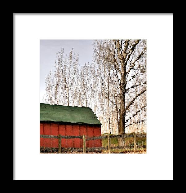 Reflections Framed Print featuring the photograph Expressionism Reflected by Steven Milner