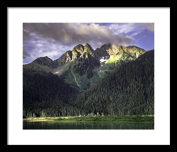 Eyak Mountain Framed Print featuring the photograph Eyak Mountain by Kevin Senter
