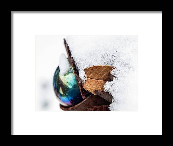 Abstract Framed Print featuring the photograph Eye DK by Alana Thrower