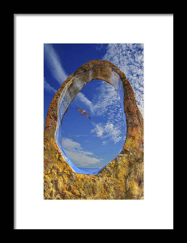 Eye Of Odin Framed Print featuring the photograph Eye of Odin by Paul Wear
