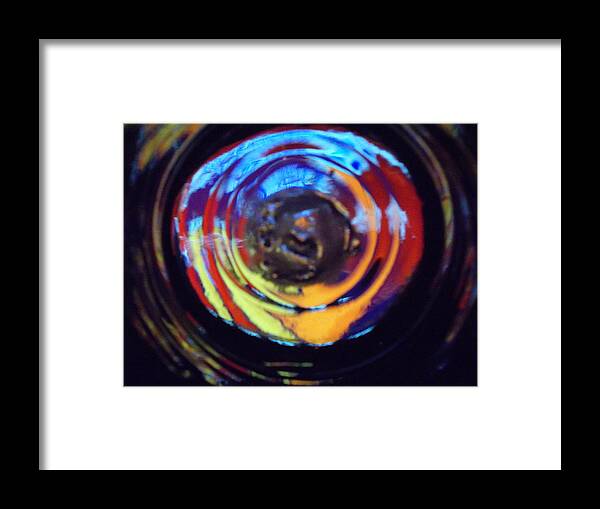 Abstract Framed Print featuring the photograph Eye of the Tiger by Susan Esbensen