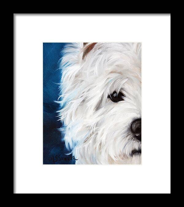 Art Framed Print featuring the painting Eye See You by Mary Sparrow
