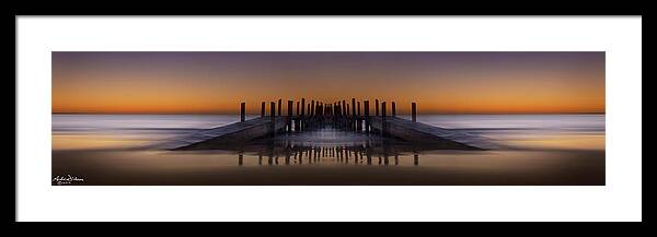 Jetty Framed Print featuring the photograph F O R E S T by Andrew Dickman