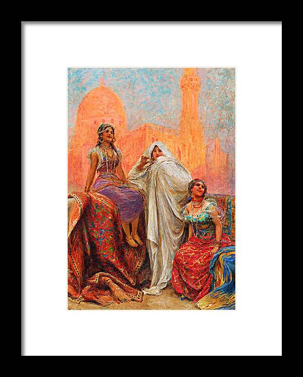 Women Framed Print featuring the photograph Fabio Fabbi Three Women by Munir Alawi