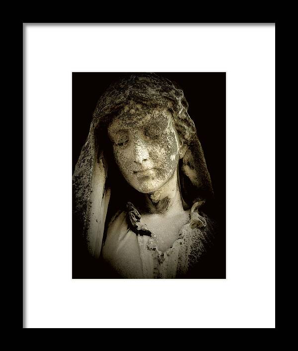 Angel Framed Print featuring the photograph Face of an Angel 9 by Maria Huntley