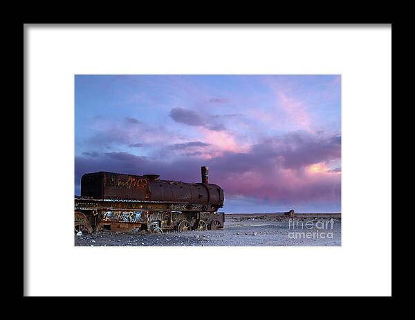 Old Trains Framed Print featuring the photograph Facing an Uncertain Future by James Brunker