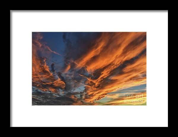Sky Framed Print featuring the photograph Facing South by Lois Bryan