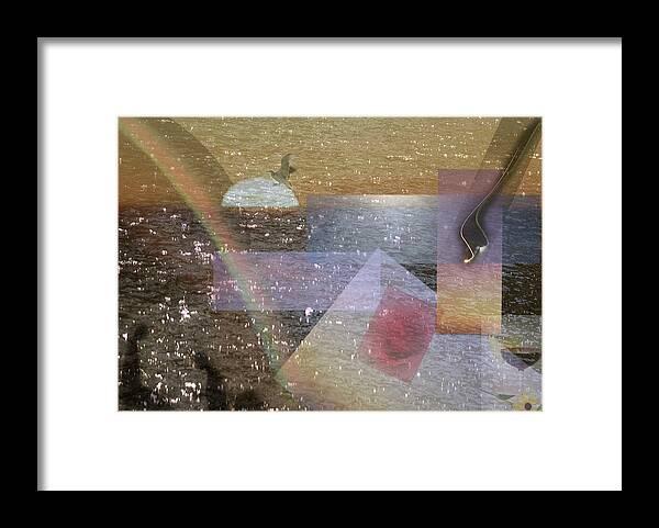 Abstract Framed Print featuring the photograph Faded Romance by Robin Webster
