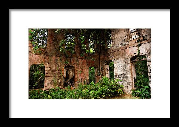 Farley Hill Framed Print featuring the photograph Fading Memories by Karen Wiles