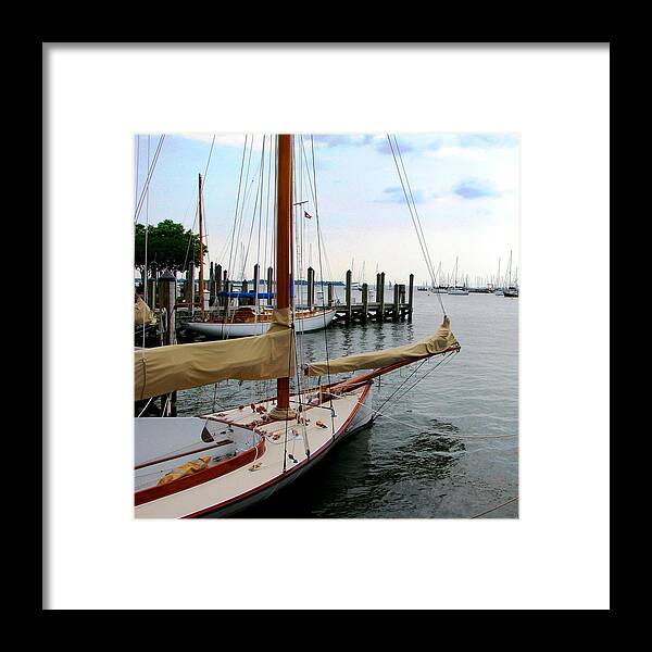 Annapolis Framed Print featuring the photograph Fair Weather Annapolis by Angela Davies