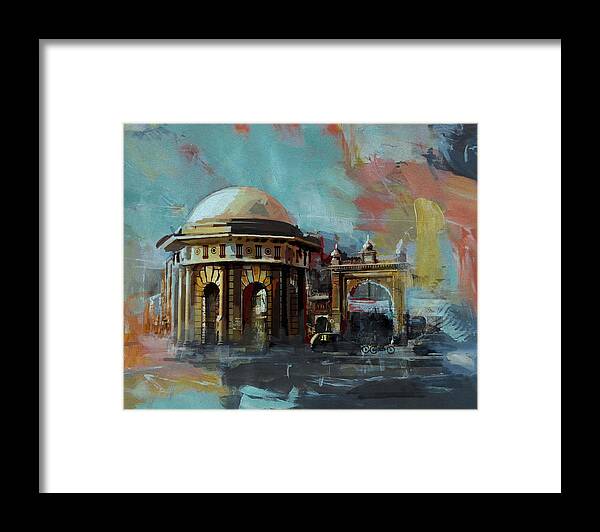 Polo Framed Print featuring the painting Faisalabad 7b by Maryam Mughal