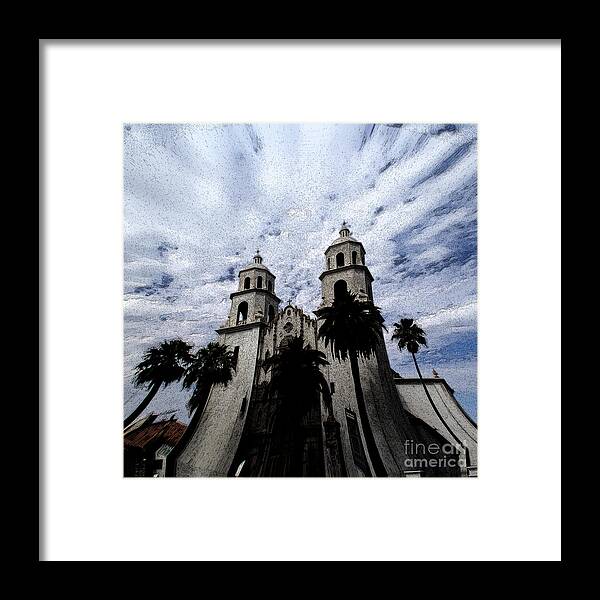 Cathedral Framed Print featuring the photograph Faith Arizona by Linda Shafer