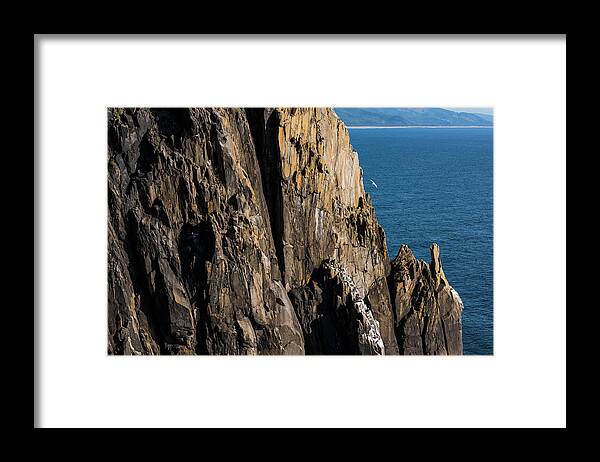 Cliffs Framed Print featuring the photograph Falcon's Aerie by Robert Potts
