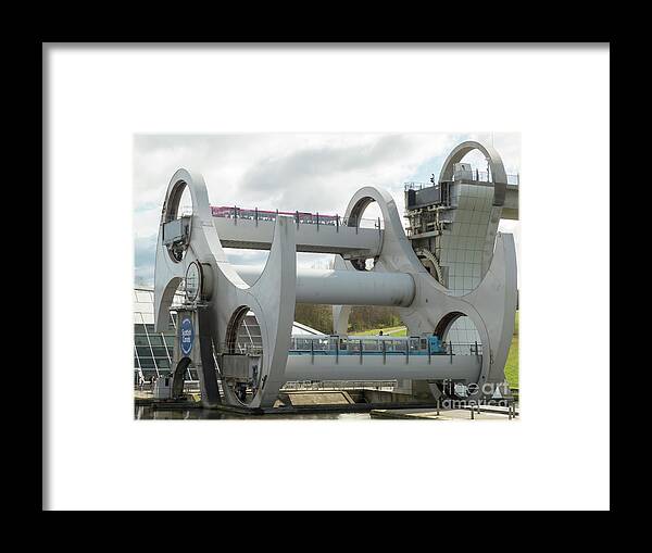 Boat Framed Print featuring the photograph Falkirk Boatlift by Rod Jones