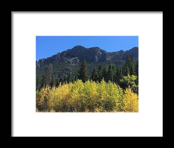 Landscape Framed Print featuring the photograph Fall at Twin Sisters by Kristen Anna