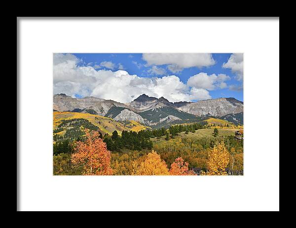Colorado Framed Print featuring the photograph Fall Color in Telluride by Ray Mathis
