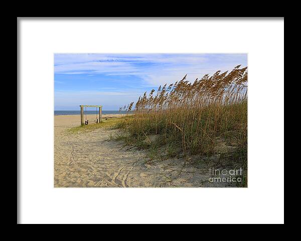 Tybee Island Framed Print featuring the photograph Fall Day on Tybee Island by Carol Groenen