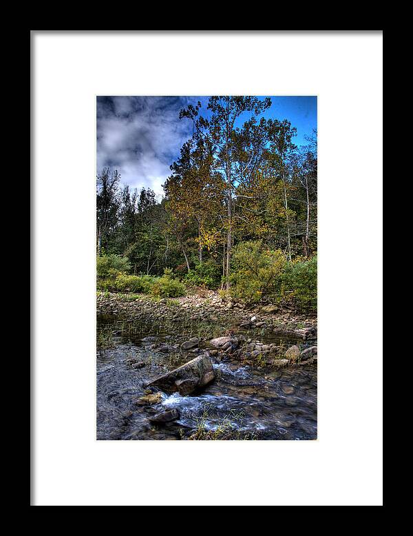 Buffalo National River Framed Print featuring the photograph Fall on the Hailstone by Michael Dougherty