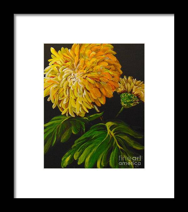 Mum Framed Print featuring the painting Fall by Saundra Johnson