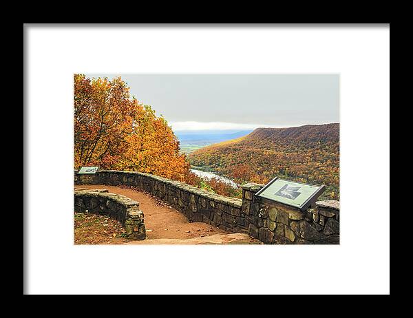 Signal Mountain Framed Print featuring the photograph Fall, Signal Point # 1 by Tom and Pat Cory
