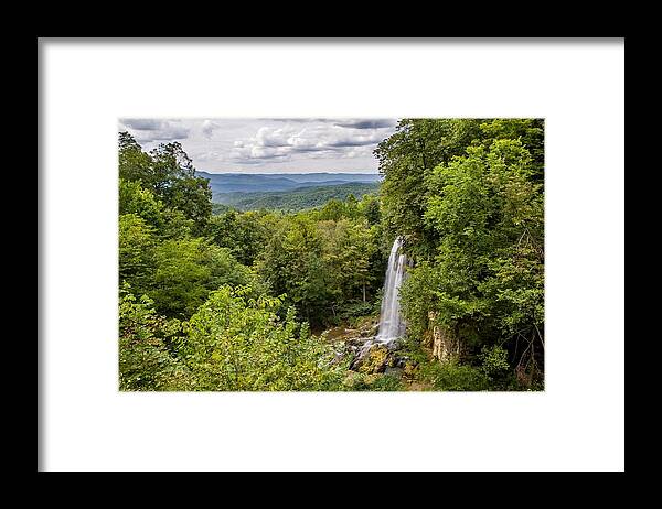 Waterfalls Framed Print featuring the photograph Falling Springs Falls by Kevin Craft