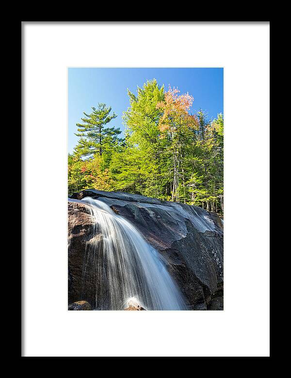 Diana's Baths Nh Framed Print featuring the photograph Falls Diana's Baths NH by Michael Hubley