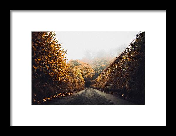 Stone Framed Print featuring the photograph Falls Path by Britten Adams