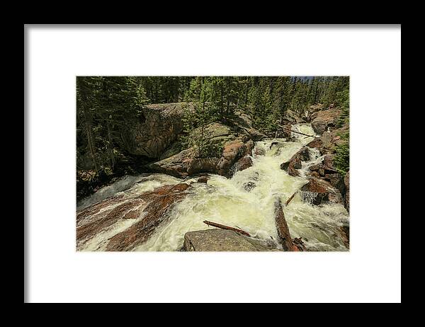 Rocky Framed Print featuring the photograph Falls Pool by Sean Allen