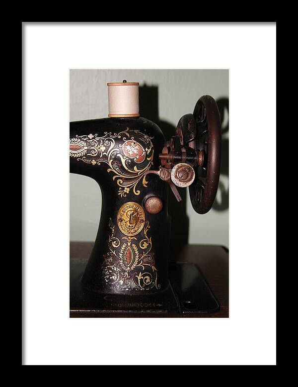 Singer Framed Print featuring the photograph Famous Sewing Machine by Vadim Levin