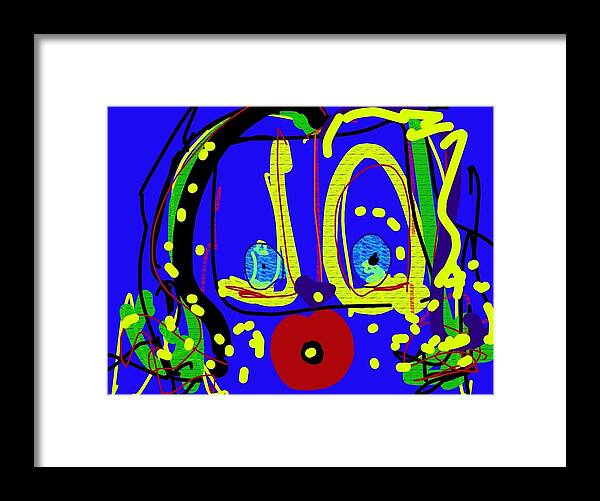 Abstract Framed Print featuring the digital art Fancy Free in Memoriam to Cindy's Mom by Susan Fielder
