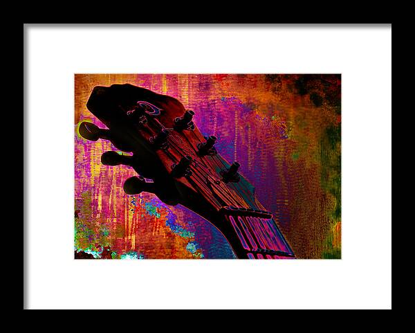 Fantasia Framed Print featuring the painting Fantasia by CMG Design Studios